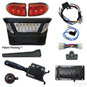 BYO LED Light Bar Kit, Club Car Precedent, Gas 04+ & Electric 04-08.5, 12-48V, (Deluxe, Pedal Mount)