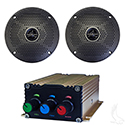 Bluetooth Audio Package with Bluetooth Enabled AMP and 5" Speaker Set